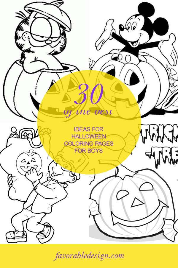 30 Of the Best Ideas for Halloween Coloring Pages for Boys - Home